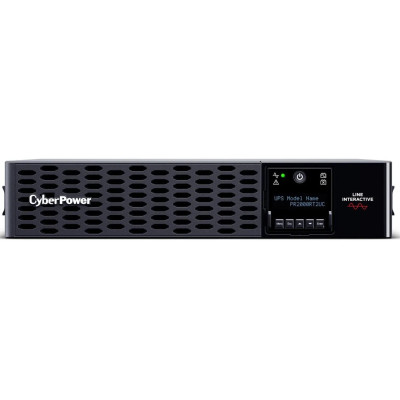 CyberPower PR2000RT2UC Rack/Tower UPS, UL Rated, Rotatable LCD panel, 8× NEMA 5-20R, Expanded runtime